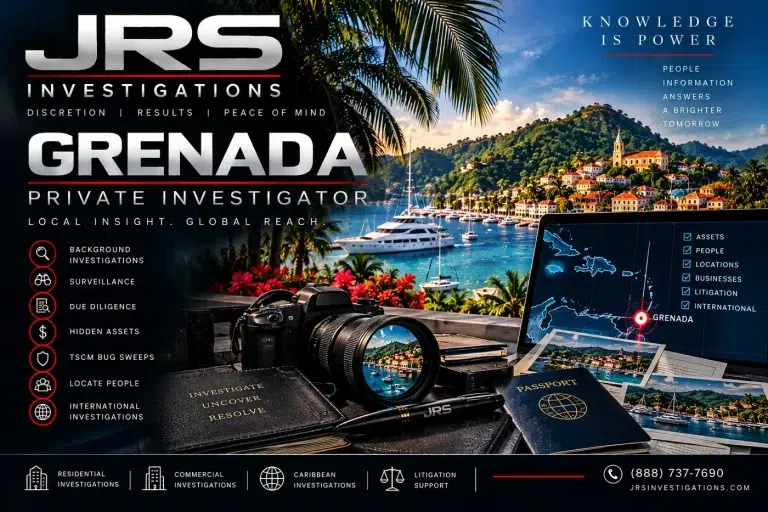 Grenada private investigator services by JRS Investigations