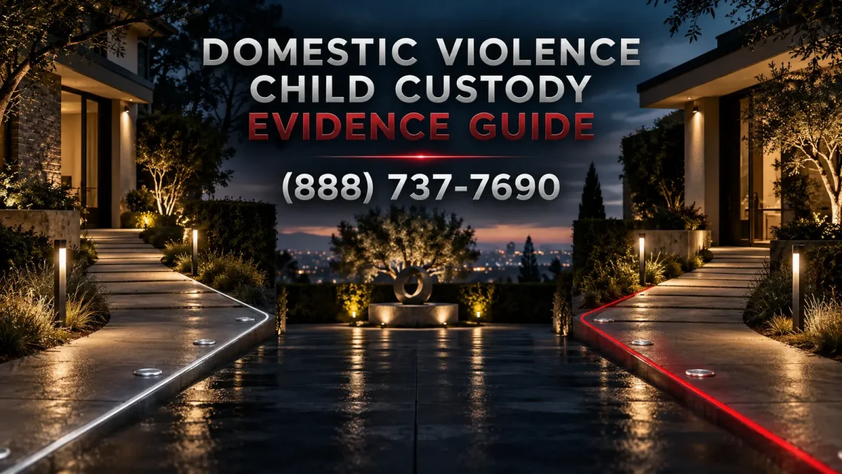 Domestic violence and child custody evidence guide by JRS Investigations, (888) 737-7690