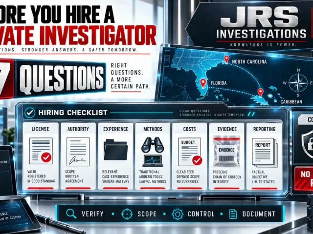 17 Questions to Ask Before Hiring a Private Investigator