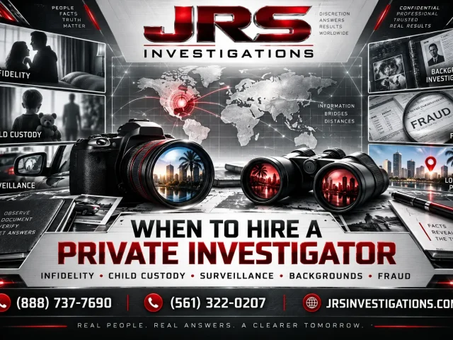 When Should You Hire a Private Investigator? 7 Clear Signs