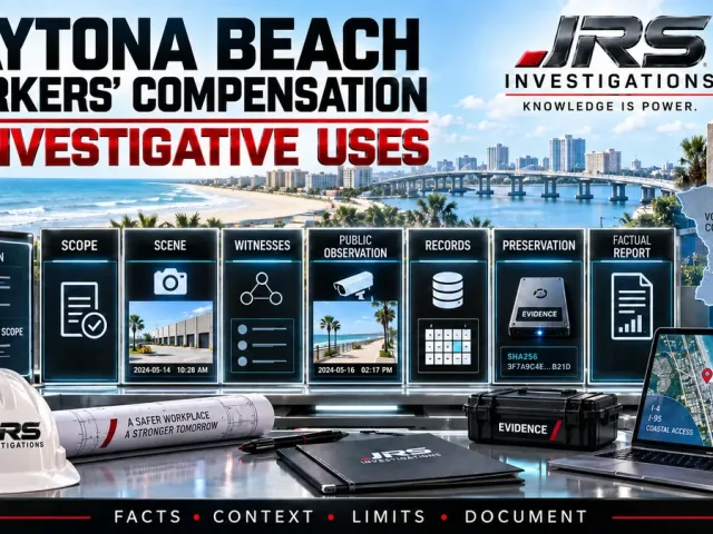 Daytona Beach Workers’ Compensation Investigator: 7 Uses
