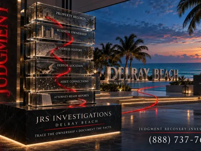 Delray Beach Judgment Recovery Investigator: 7 Steps
