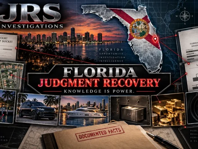 Florida Judgment Recovery Investigations: 7 Services