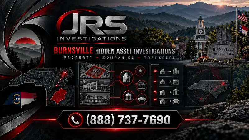 JRS Burnsville hidden asset investigator tracing lawful property, company and transfer leads