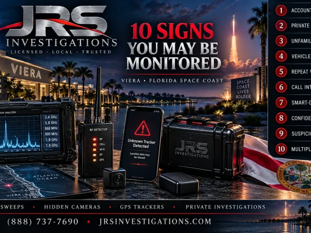 10 Warning Signs You May Be Monitored in Viera, Florida