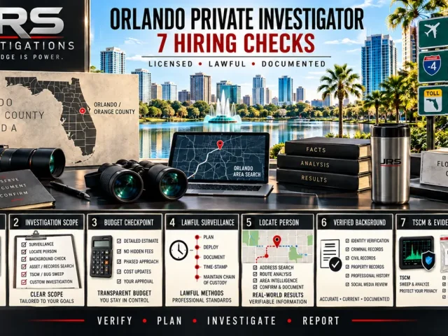 Orlando Private Investigator: 7 Hiring Checks