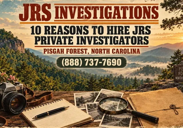 10 Reasons to Hire a Private Investigator in Pisgah Forest, NC
