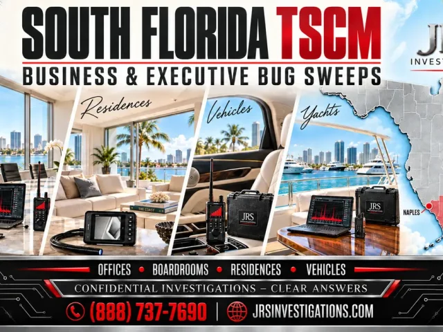 South Florida TSCM Bug Sweeps for Business and Executive Privacy