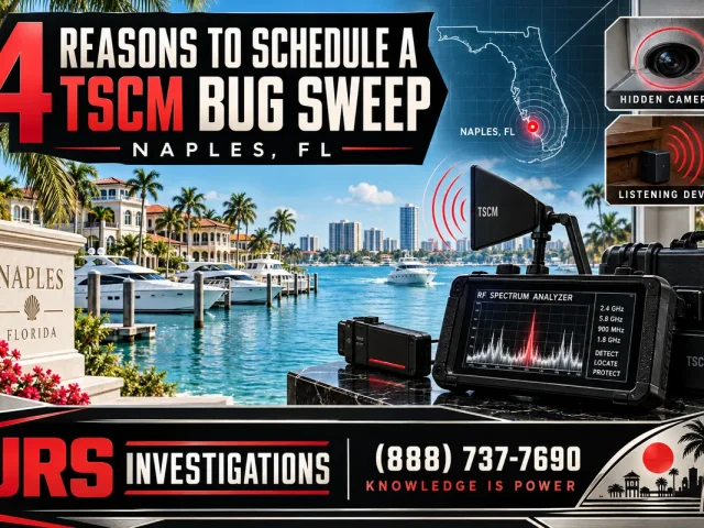 4 Reasons to Schedule a TSCM Bug Sweep in Naples, FL
