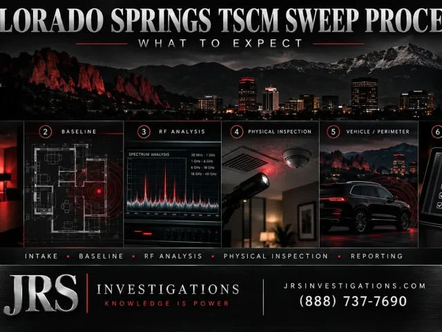 Colorado Springs TSCM Sweep Process: What to Expect