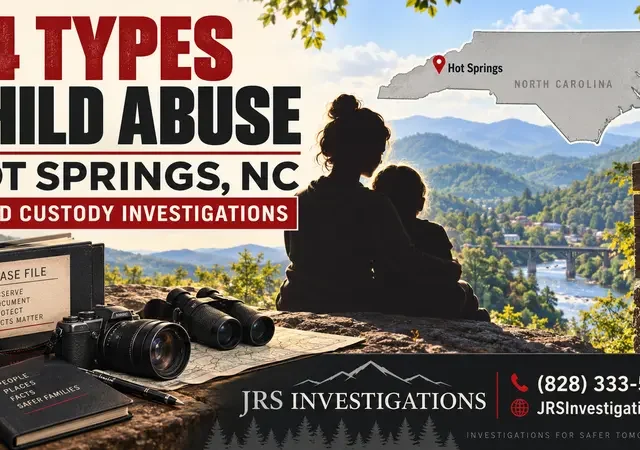 4 Types of Child Abuse in Hot Springs NC Custody Cases