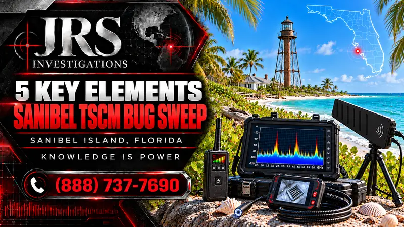 JRS Investigations Sanibel TSCM bug sweep featured image
