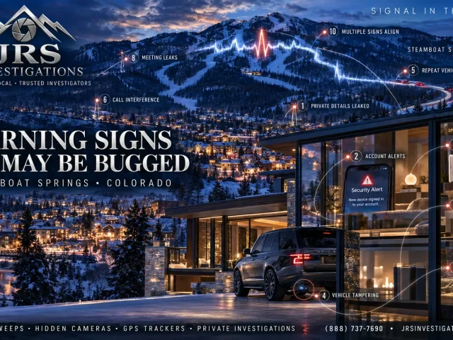 Warning Signs You May Be Bugged in Steamboat Springs, Colorado