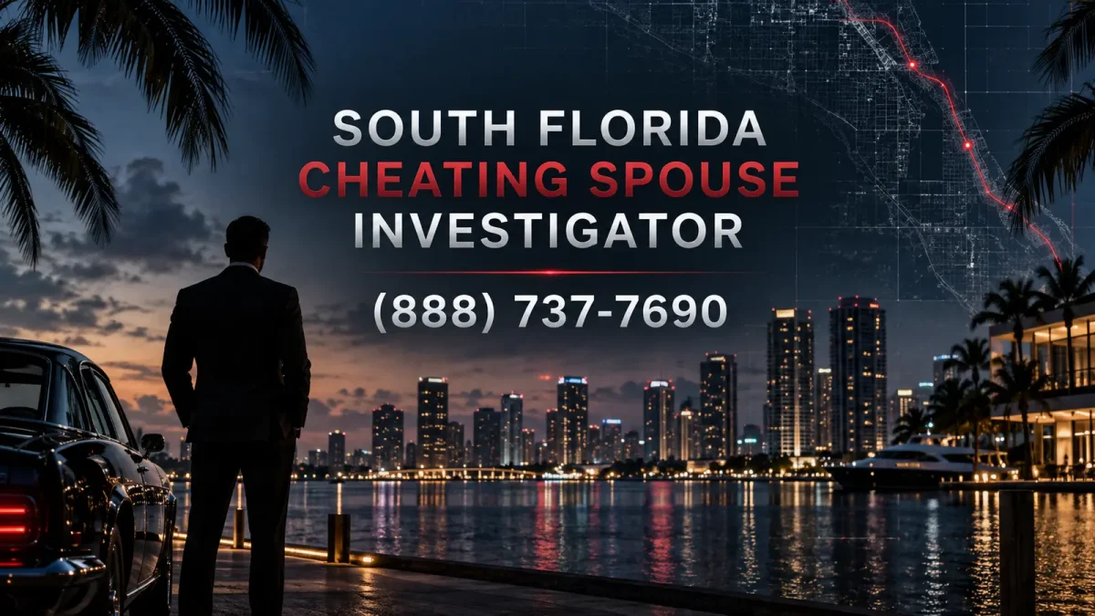 South Florida cheating spouse investigator confidential consultation, JRS Investigations, (888) 737-7690