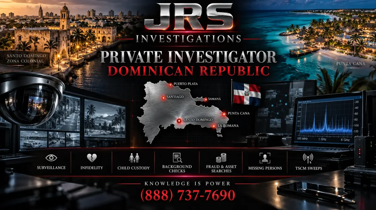 JRS Investigations private investigator services in the Dominican Republic