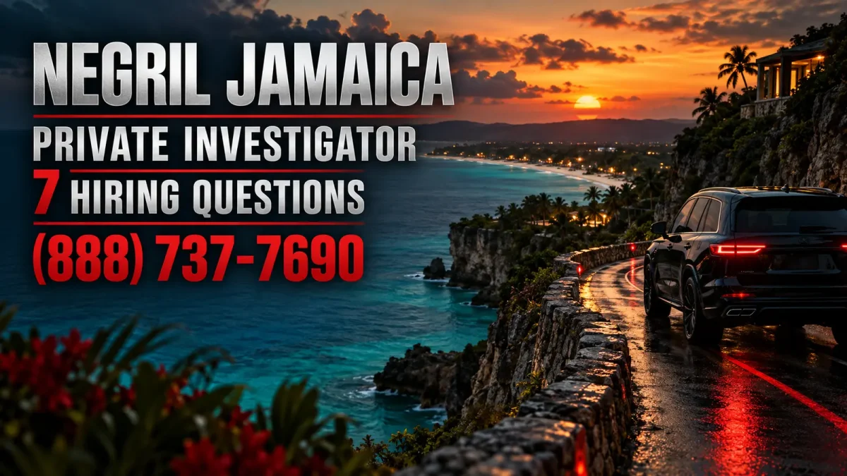 Negril Jamaica private investigator hiring guide by JRS Investigations