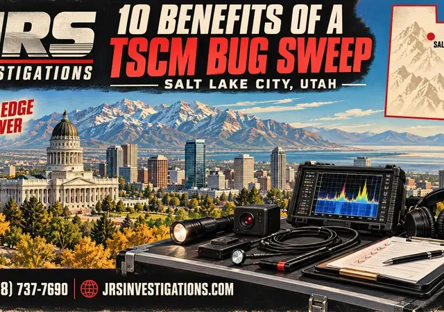 10 Benefits of a TSCM Bug Sweep in Salt Lake City, Utah