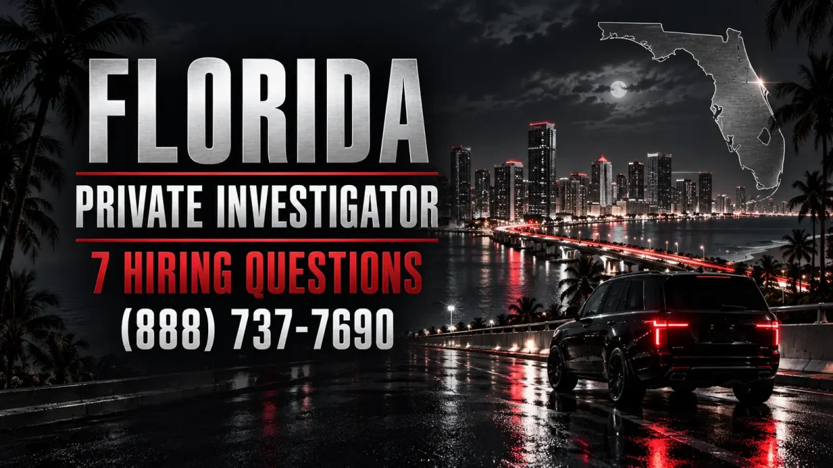 Florida private investigator hiring guide by JRS Investigations