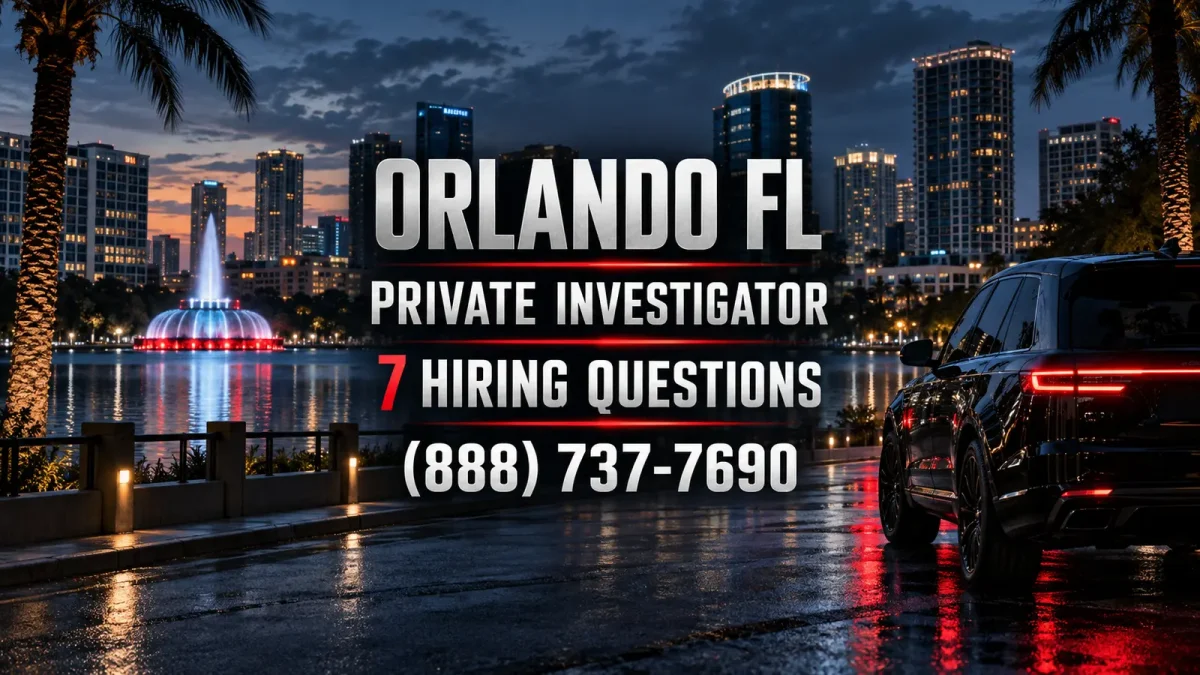 Orlando Florida private investigator hiring guide by JRS Investigations