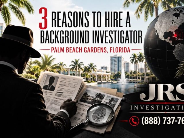 3 Reasons to Hire a Background Investigator in Palm Beach Gardens