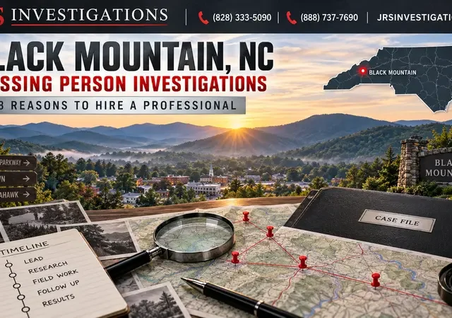 8 Reasons to Hire a Black Mountain Missing Person Investigator