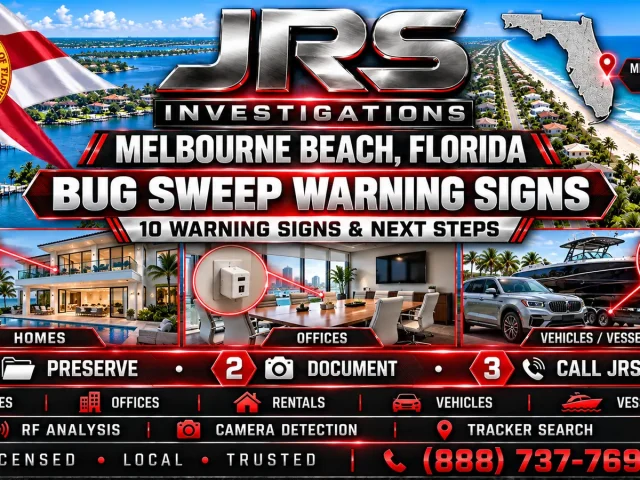 Melbourne Beach Bug Sweep: 10 Warning Signs & Next Steps