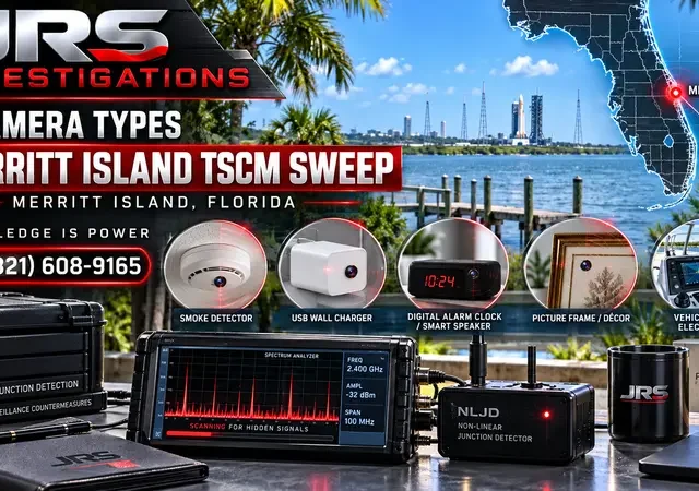 5 Hidden-Camera Types a Merritt Island TSCM Sweep May Find