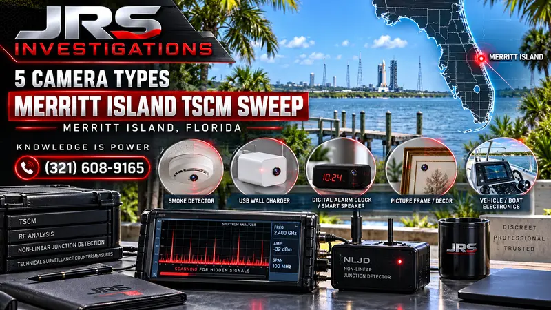 JRS Investigations Merritt Island TSCM sweep featured image