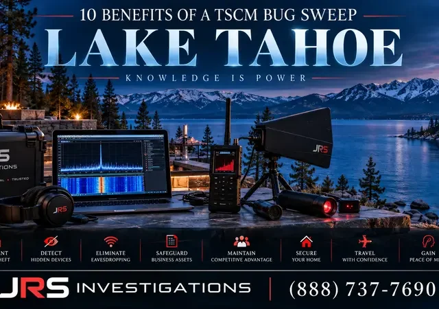 10 Benefits of a TSCM Bug Sweep in Lake Tahoe