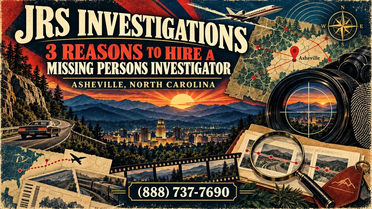 Missing persons investigator in Asheville, North Carolina — JRS Investigations