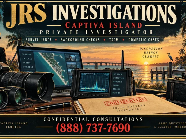 Captiva Island Private Investigator Hiring Guide | JRS