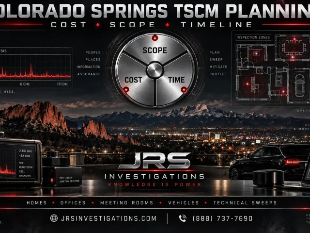 Colorado Springs TSCM Planning: Cost, Scope & Timeline