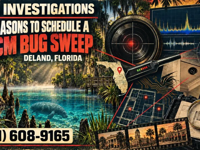 3 Reasons to Schedule a TSCM Bug Sweep in DeLand, FL