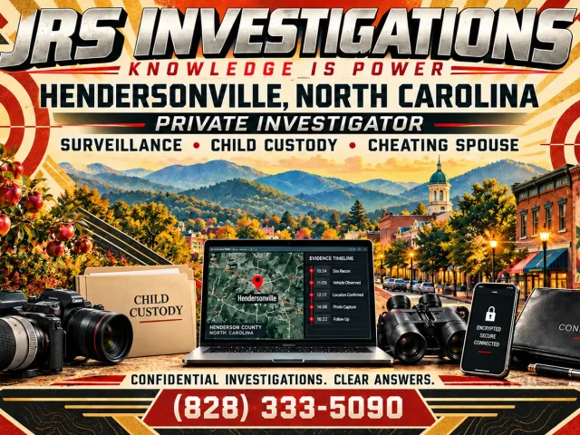 Hendersonville Private Investigator Hiring Guide | JRS