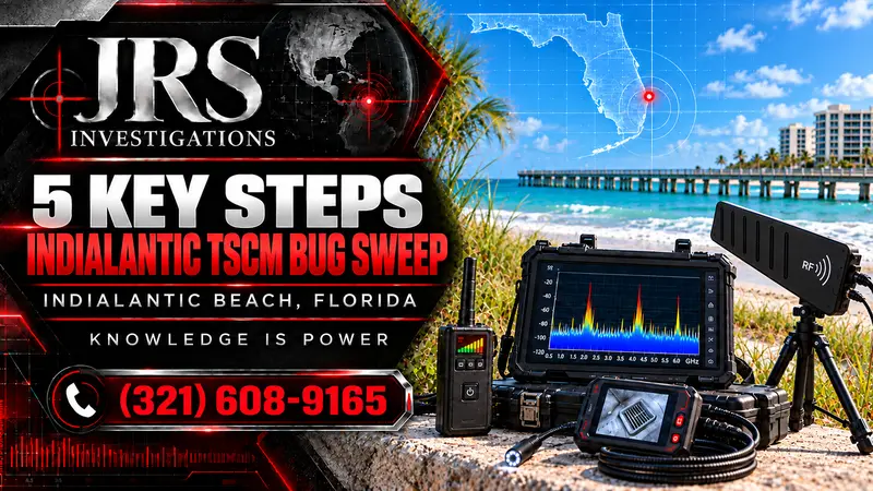 JRS Investigations Indialantic TSCM bug sweep featured image