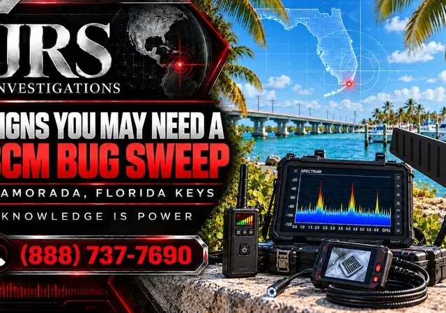 5 Signs You May Need a TSCM Bug Sweep in Islamorada, FL