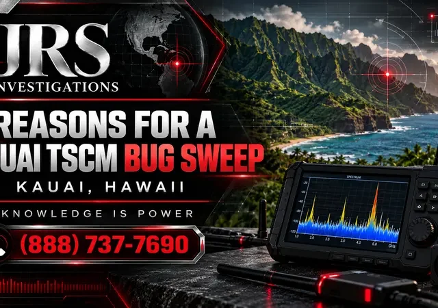 5 Reasons to Schedule a TSCM Bug Sweep in Kauai, HI