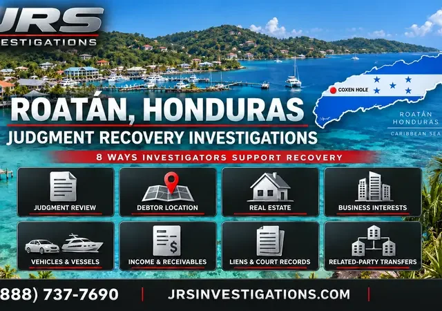 8 Ways Investigators Support Judgment Recovery in Roatán, Honduras
