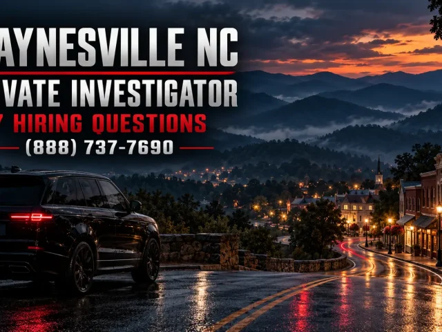 Waynesville NC Private Investigator: 7 Questions