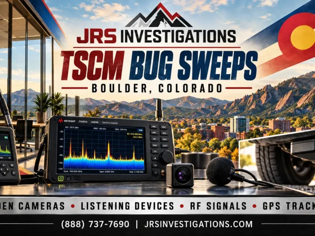 TSCM Bug Sweeps in Boulder, Colorado: Complete Guide