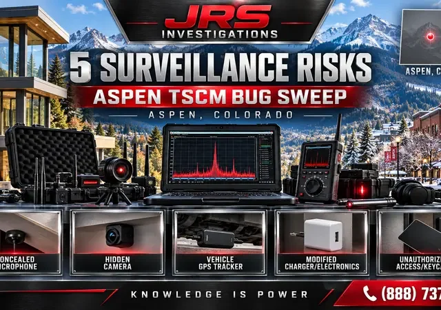 5 Surveillance Risks an Aspen TSCM Bug Sweep Can Address