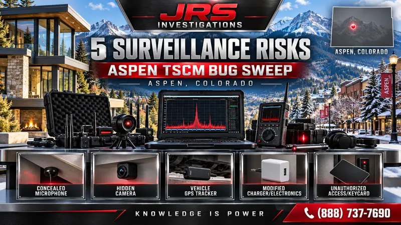 JRS Investigations Aspen TSCM bug sweep featured image