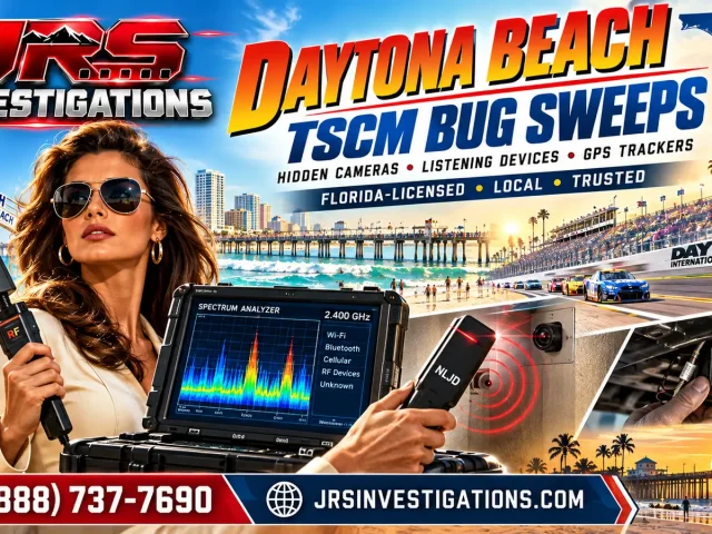Daytona Beach TSCM Bug Sweeps and Counter-Surveillance