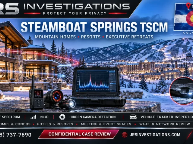 Steamboat Springs TSCM Planning for Mountain Properties