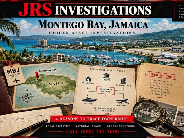 Montego Bay Hidden Asset Investigations: 4 Reasons to Trace Ownership