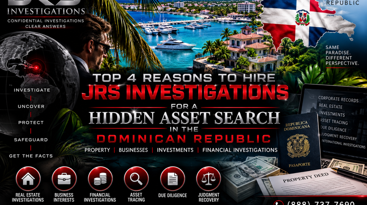 JRS Investigations hidden asset search Dominican Republic