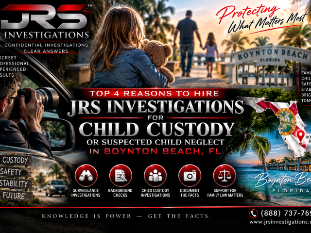 4 Reasons to Hire Child Custody JRS Investigators Boynton Beach