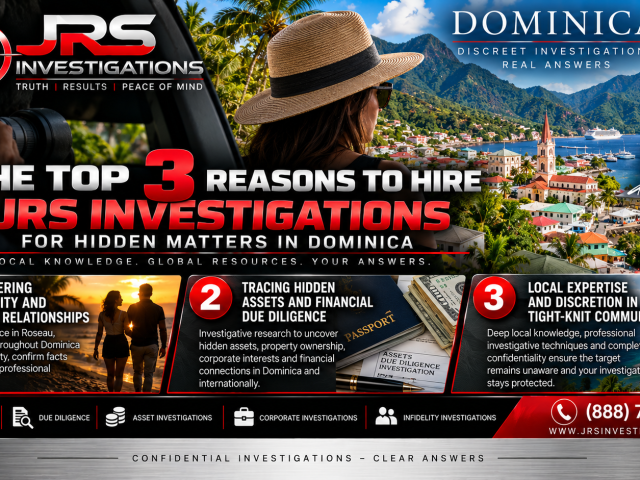 3 Reasons Hire JRS Private Investigator in Dominica Investigations
