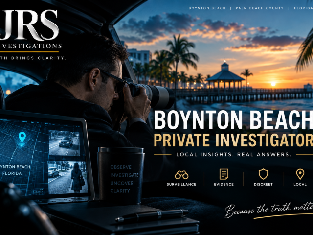 Cheating Spouse Investigator Boynton Beach FL JRS Investigation