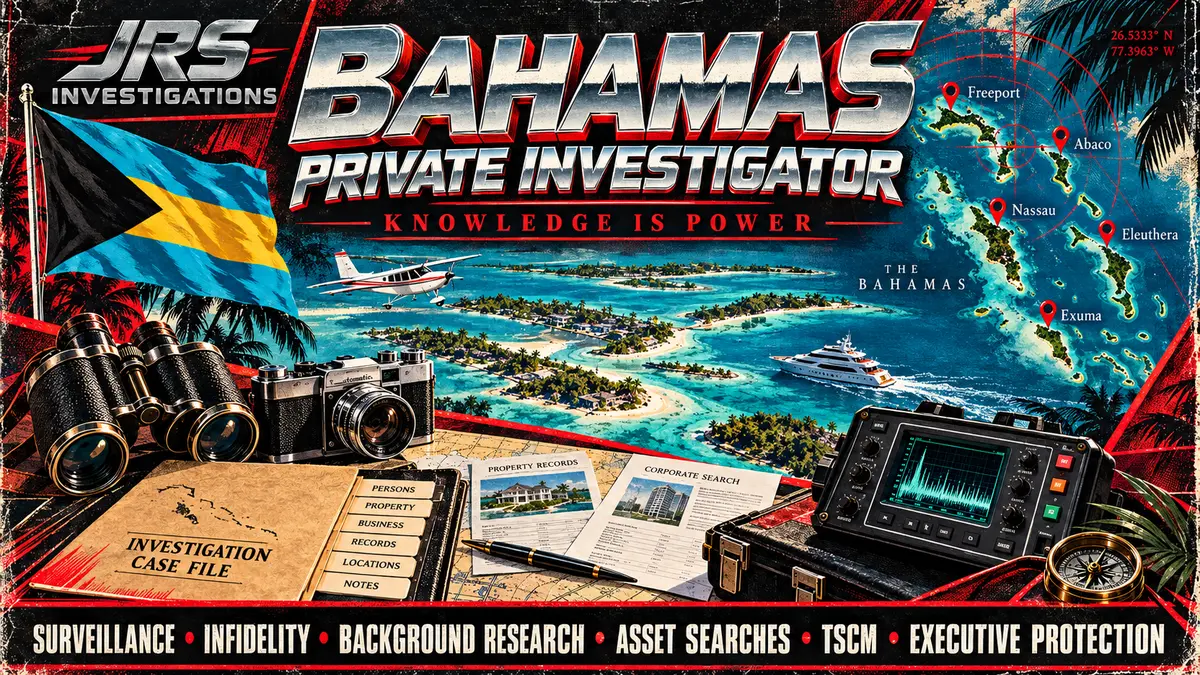 JRS Investigations private investigator services throughout The Bahamas